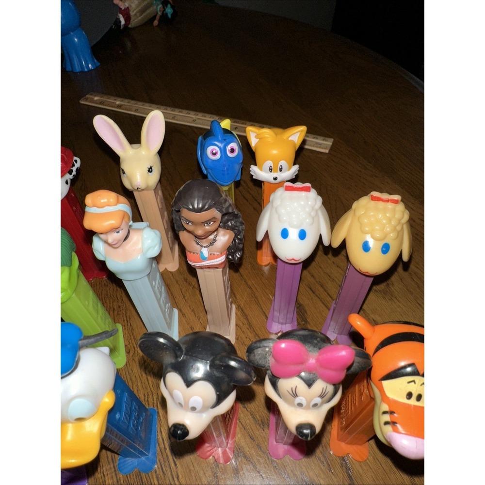 23 Item Pez Lot Candy Dispenser Disney Hello Kitty Marvel Lamb Chop Holiday More - Picture 4 of 7